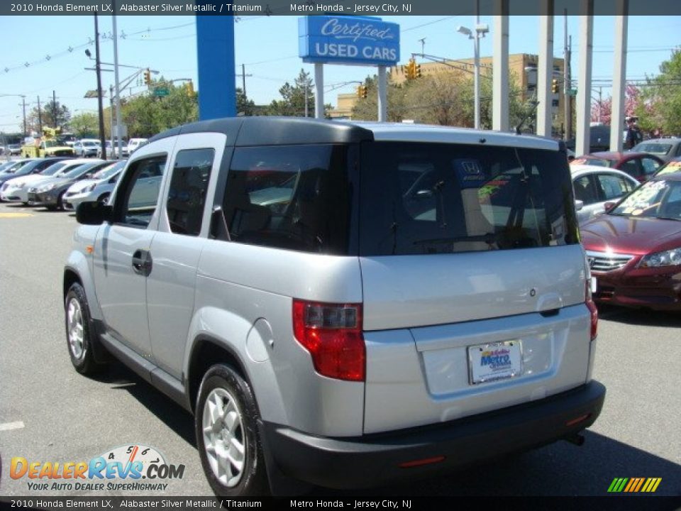 2010 Honda Element LX Alabaster Silver Metallic / Titanium Photo #6