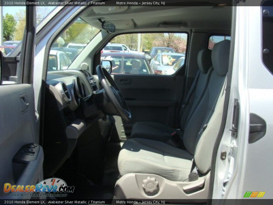 2010 Honda Element LX Alabaster Silver Metallic / Titanium Photo #8