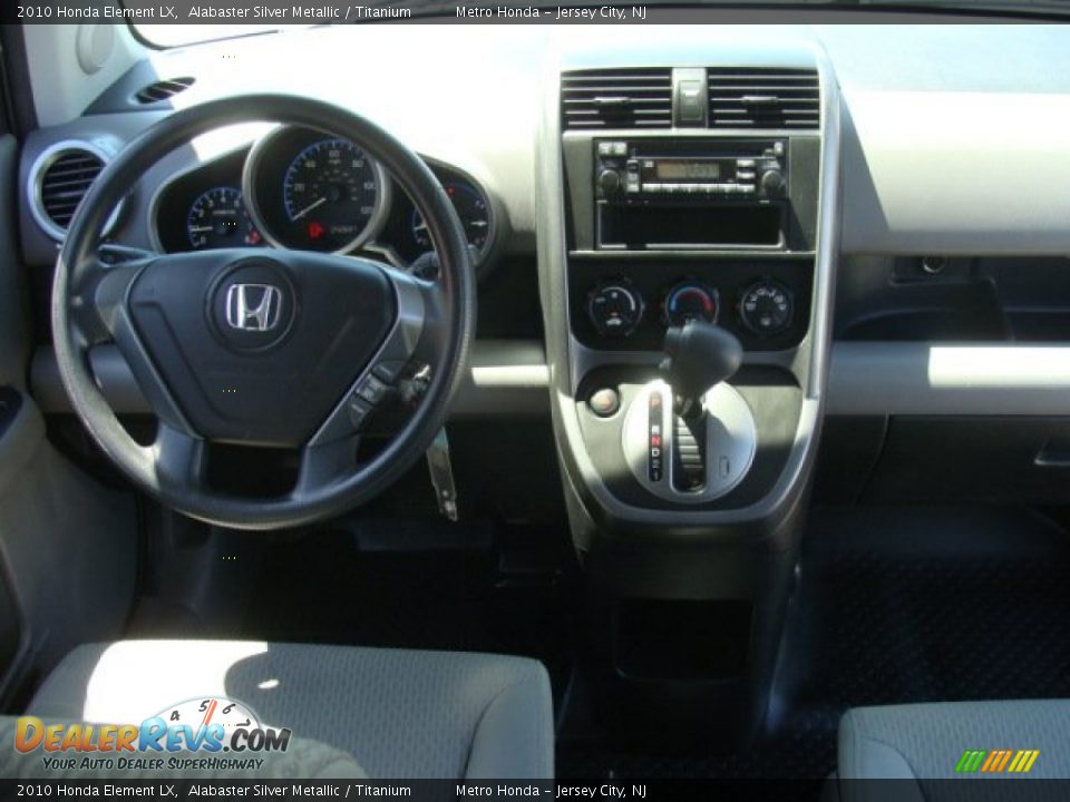 2010 Honda Element LX Alabaster Silver Metallic / Titanium Photo #10