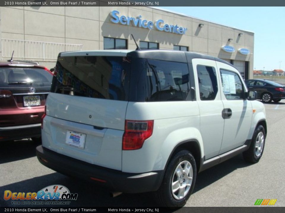 2010 Honda Element LX Omni Blue Pearl / Titanium Photo #4