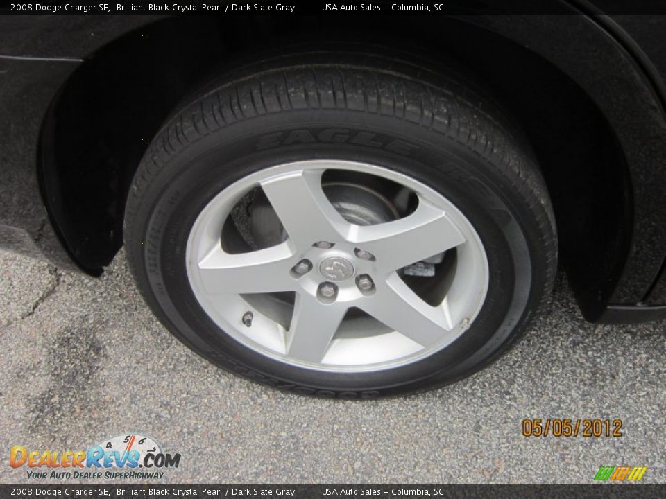 2008 Dodge Charger SE Brilliant Black Crystal Pearl / Dark Slate Gray Photo #13