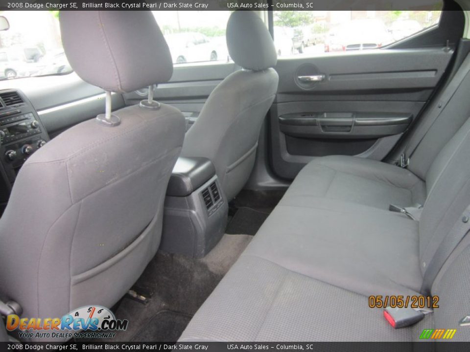 2008 Dodge Charger SE Brilliant Black Crystal Pearl / Dark Slate Gray Photo #17
