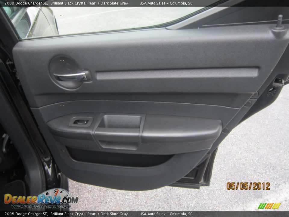 2008 Dodge Charger SE Brilliant Black Crystal Pearl / Dark Slate Gray Photo #20