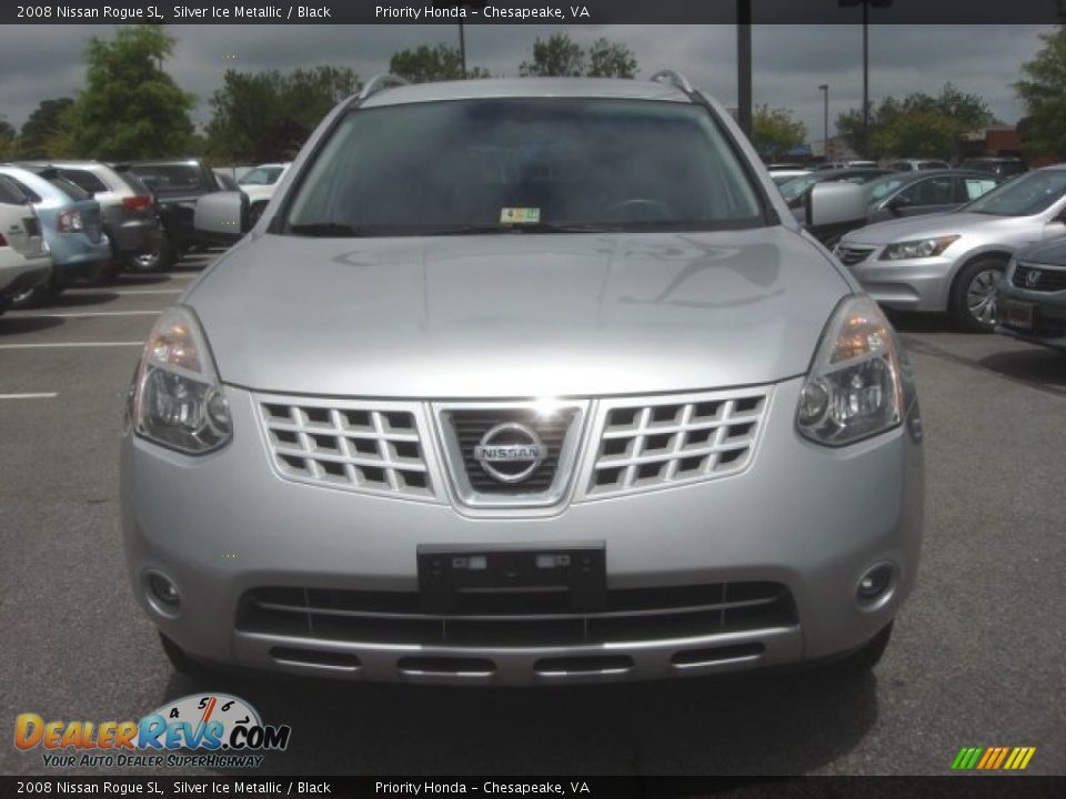 2008 Nissan Rogue SL Silver Ice Metallic / Black Photo #8