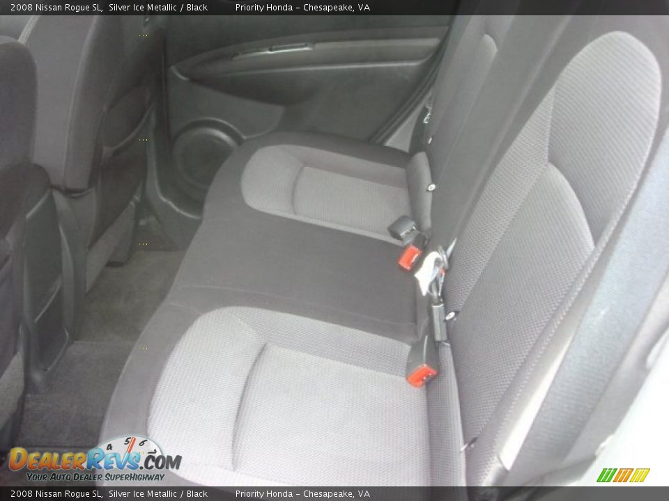 2008 Nissan Rogue SL Silver Ice Metallic / Black Photo #10