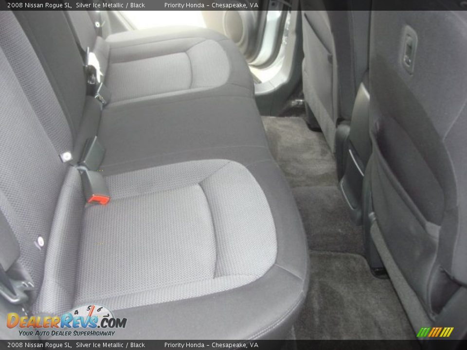 2008 Nissan Rogue SL Silver Ice Metallic / Black Photo #12