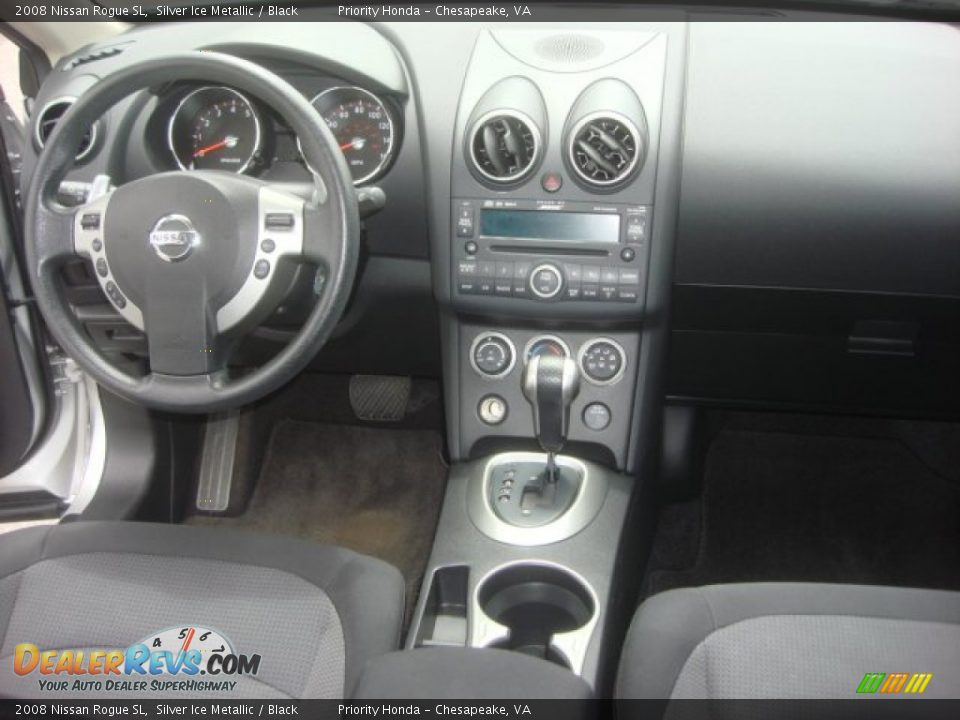 2008 Nissan Rogue SL Silver Ice Metallic / Black Photo #13