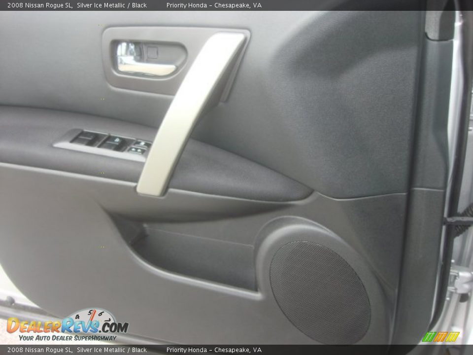 2008 Nissan Rogue SL Silver Ice Metallic / Black Photo #15