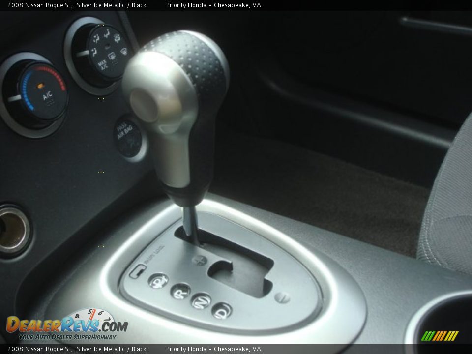 2008 Nissan Rogue SL Silver Ice Metallic / Black Photo #20