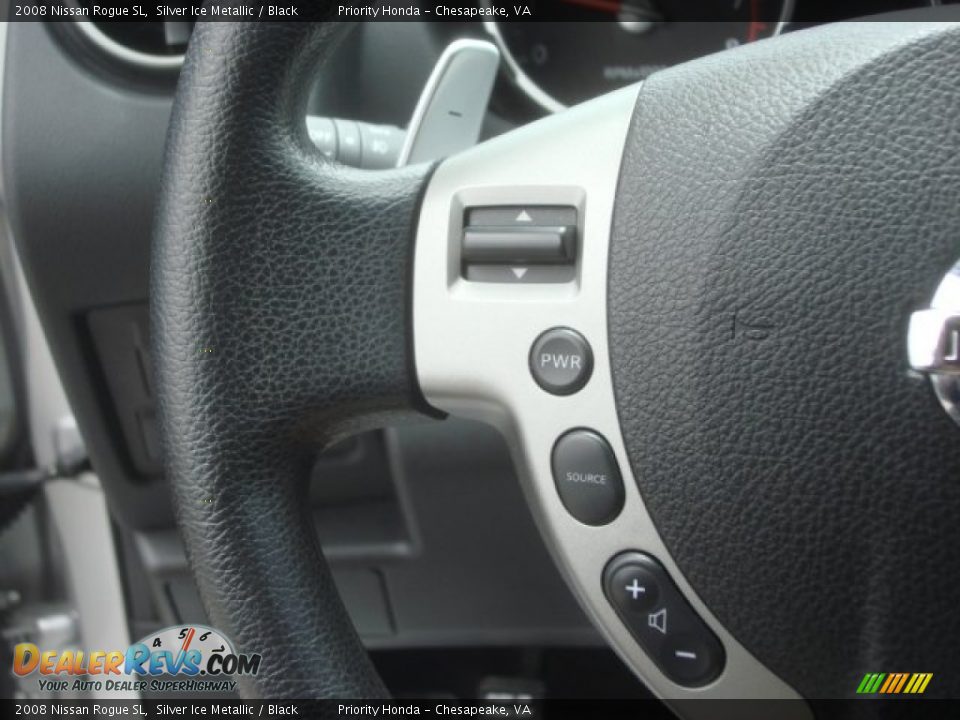 2008 Nissan Rogue SL Silver Ice Metallic / Black Photo #21