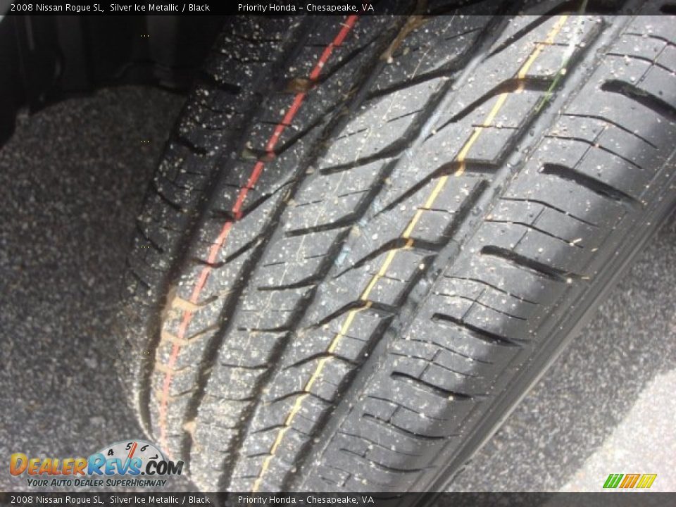 2008 Nissan Rogue SL Silver Ice Metallic / Black Photo #24