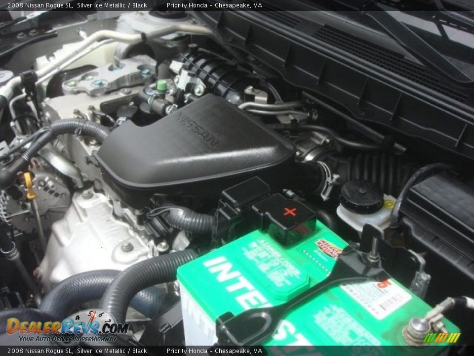 2008 Nissan Rogue SL Silver Ice Metallic / Black Photo #25