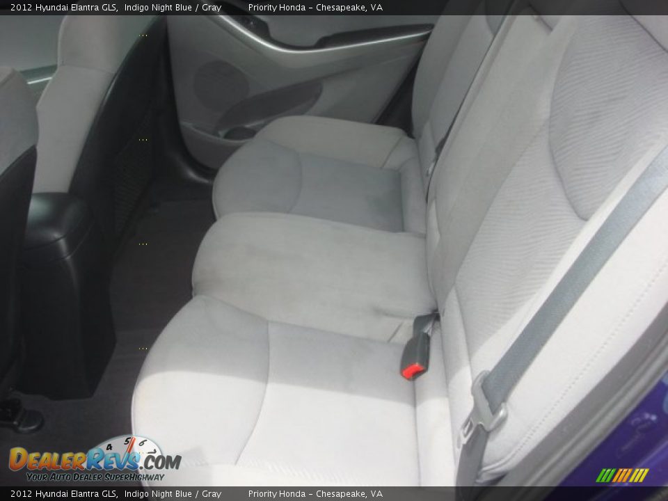 2012 Hyundai Elantra GLS Indigo Night Blue / Gray Photo #9