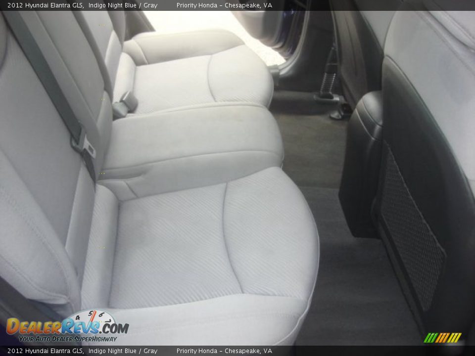 2012 Hyundai Elantra GLS Indigo Night Blue / Gray Photo #10