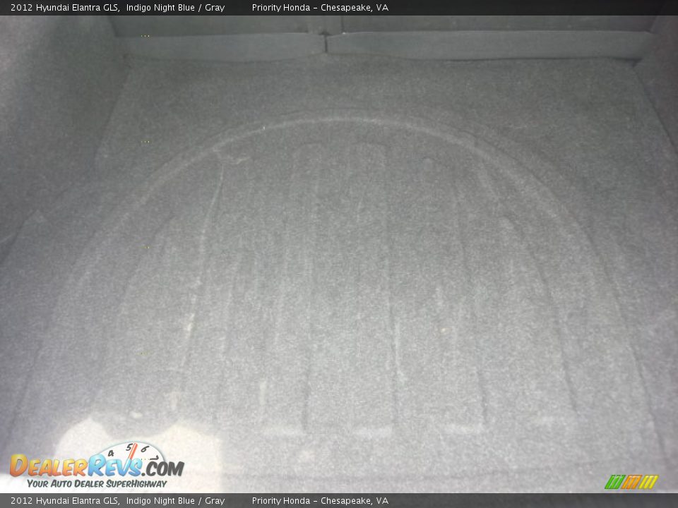 2012 Hyundai Elantra GLS Indigo Night Blue / Gray Photo #13