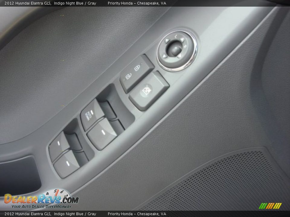 2012 Hyundai Elantra GLS Indigo Night Blue / Gray Photo #15
