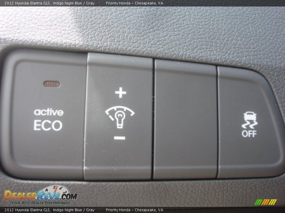 2012 Hyundai Elantra GLS Indigo Night Blue / Gray Photo #21