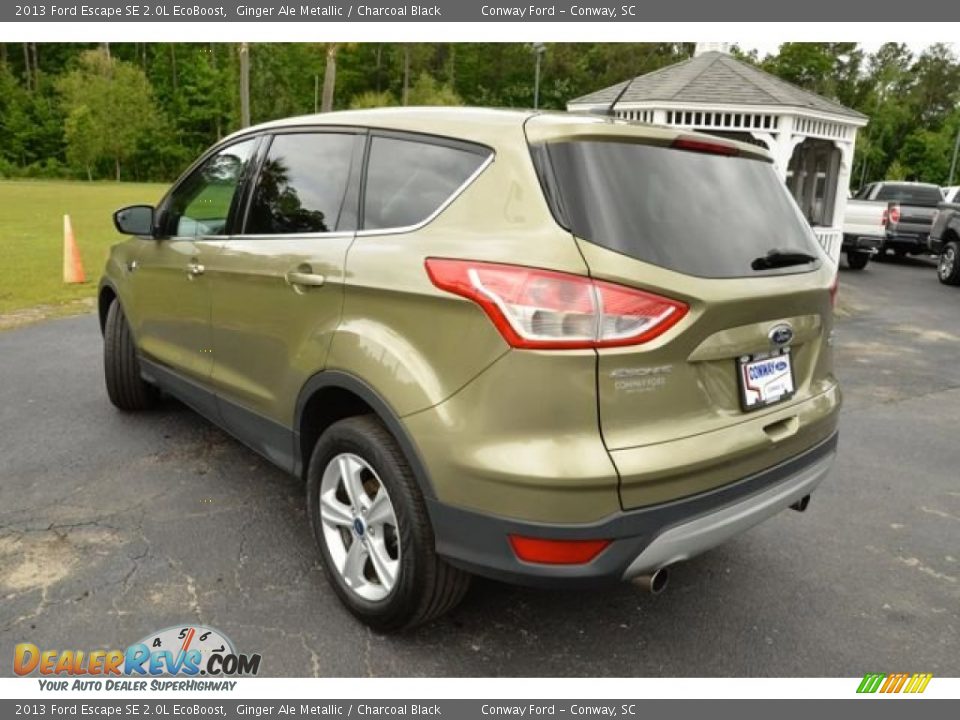 2013 Ford Escape SE 2.0L EcoBoost Ginger Ale Metallic / Charcoal Black Photo #8