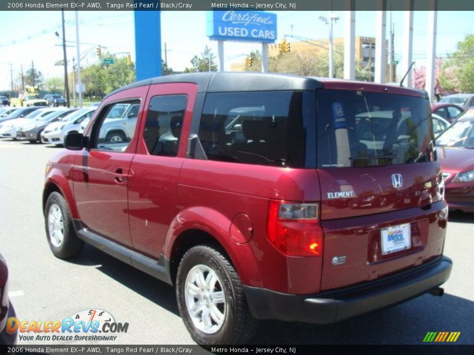 2006 Honda Element EX-P AWD Tango Red Pearl / Black/Gray Photo #6