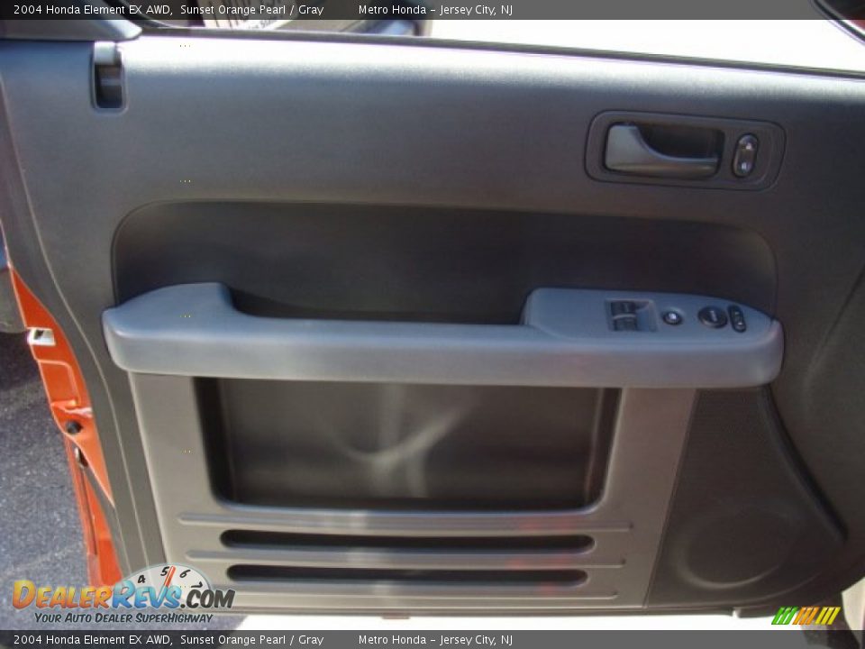 2004 Honda Element EX AWD Sunset Orange Pearl / Gray Photo #7