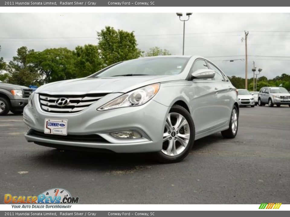 2011 Hyundai Sonata Limited Radiant Silver / Gray Photo #1