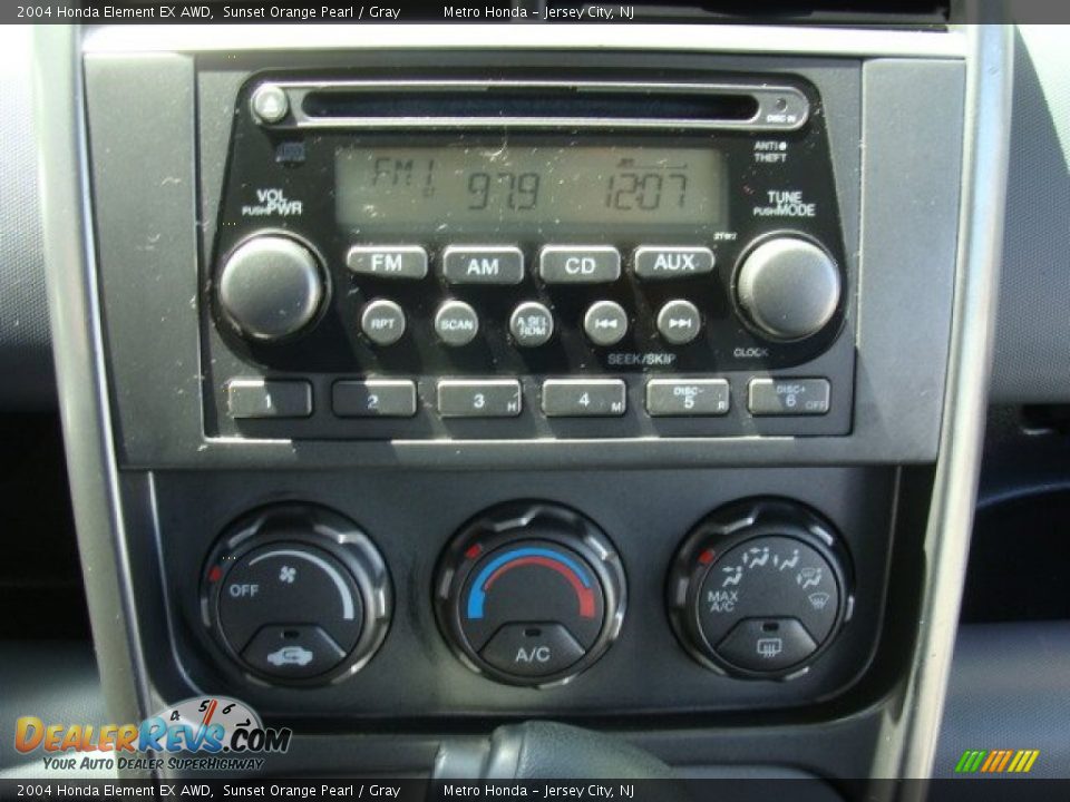 2004 Honda Element EX AWD Sunset Orange Pearl / Gray Photo #12