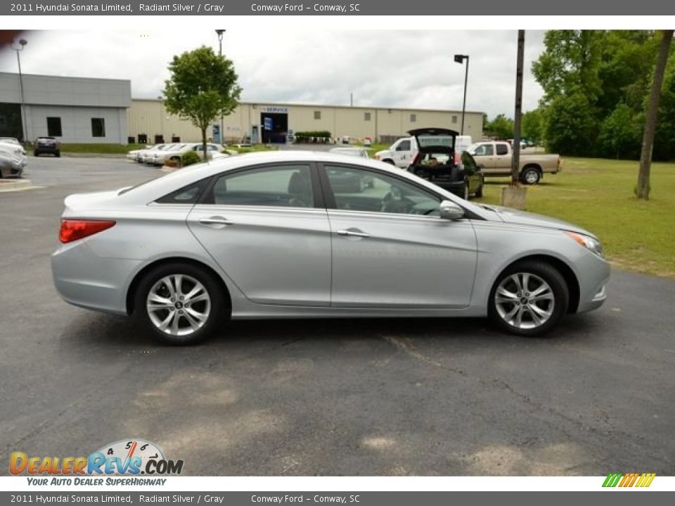 2011 Hyundai Sonata Limited Radiant Silver / Gray Photo #4