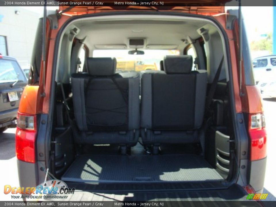 2004 Honda Element EX AWD Sunset Orange Pearl / Gray Photo #14
