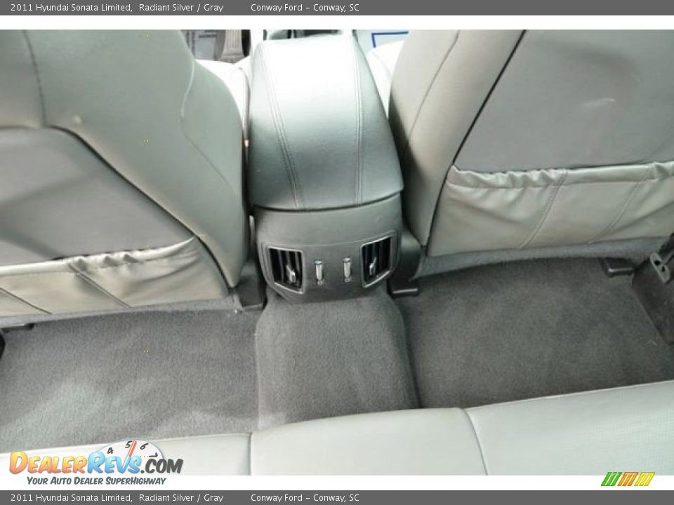 2011 Hyundai Sonata Limited Radiant Silver / Gray Photo #13