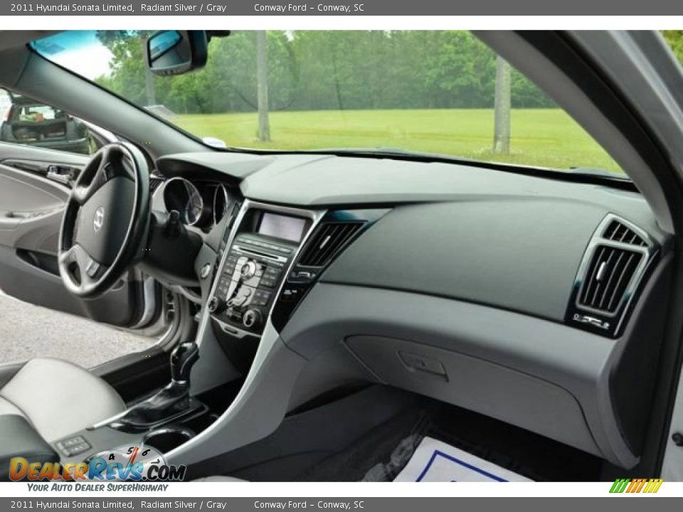 2011 Hyundai Sonata Limited Radiant Silver / Gray Photo #20
