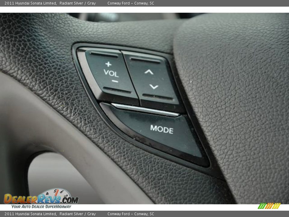 2011 Hyundai Sonata Limited Radiant Silver / Gray Photo #27