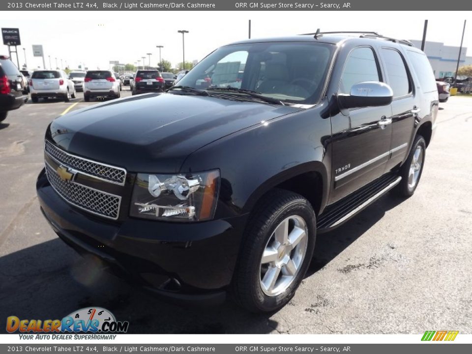 2013 Chevrolet Tahoe LTZ 4x4 Black / Light Cashmere/Dark Cashmere Photo #1