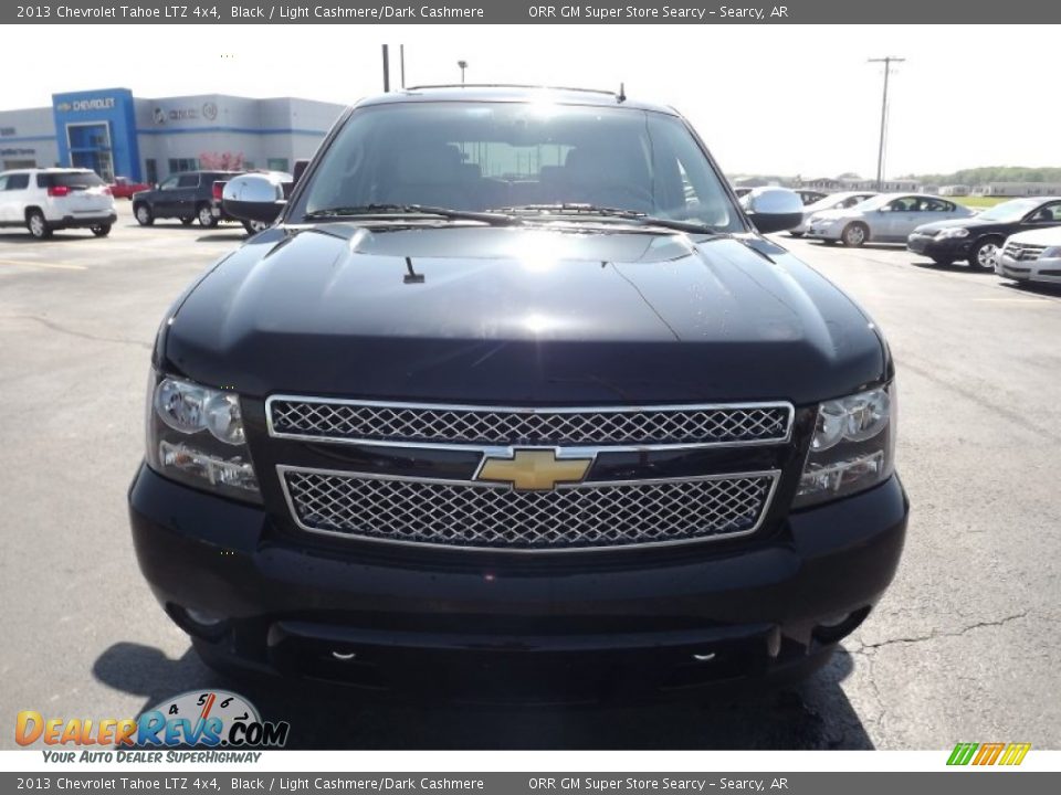 2013 Chevrolet Tahoe LTZ 4x4 Black / Light Cashmere/Dark Cashmere Photo #2