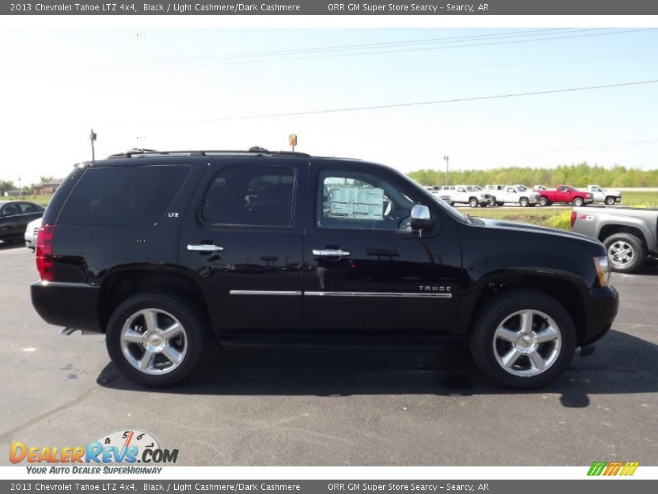 2013 Chevrolet Tahoe LTZ 4x4 Black / Light Cashmere/Dark Cashmere Photo #4