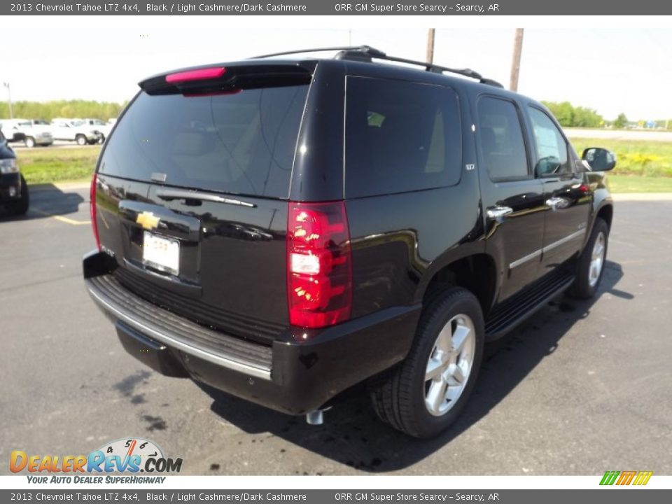 2013 Chevrolet Tahoe LTZ 4x4 Black / Light Cashmere/Dark Cashmere Photo #5