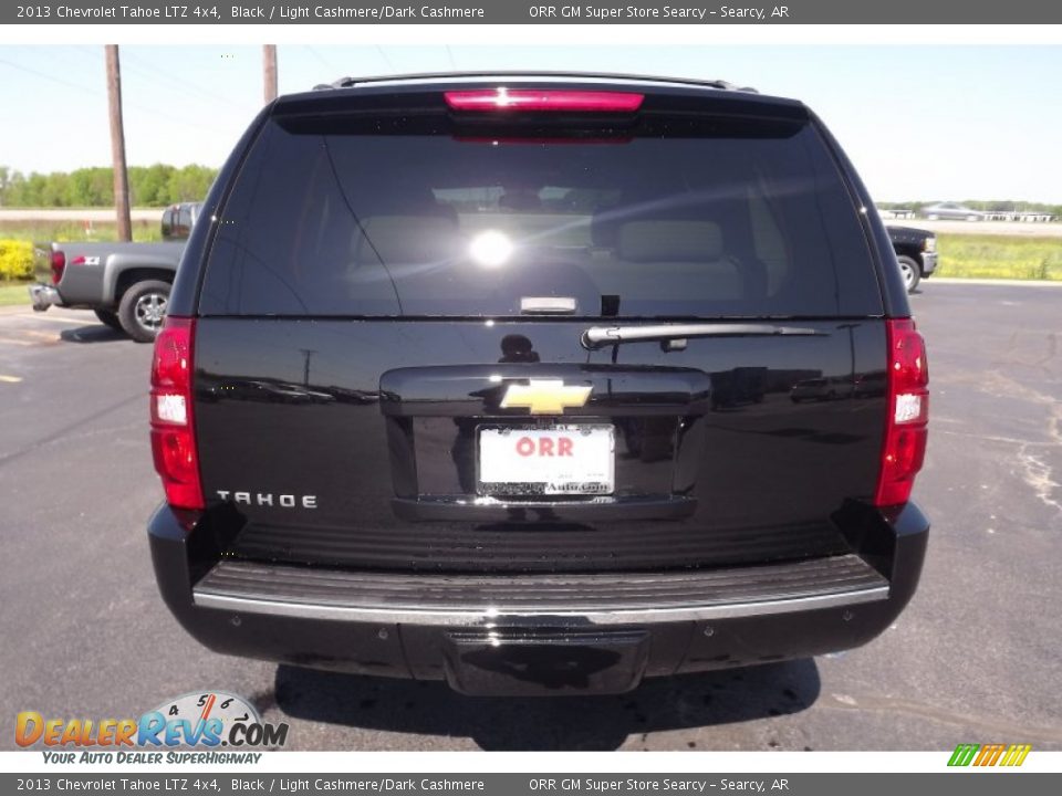 2013 Chevrolet Tahoe LTZ 4x4 Black / Light Cashmere/Dark Cashmere Photo #6