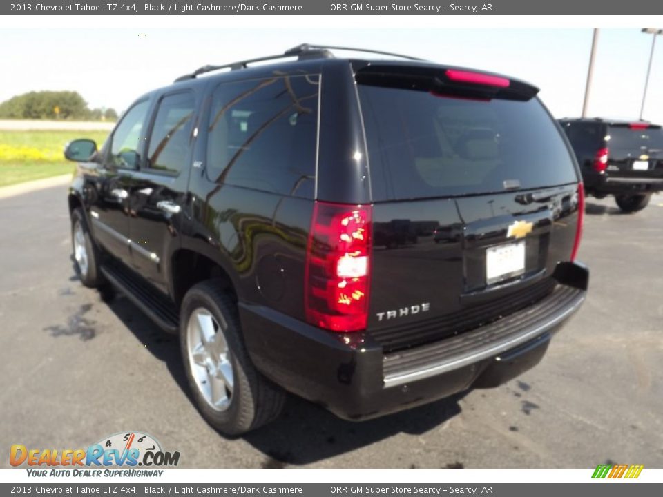 2013 Chevrolet Tahoe LTZ 4x4 Black / Light Cashmere/Dark Cashmere Photo #7