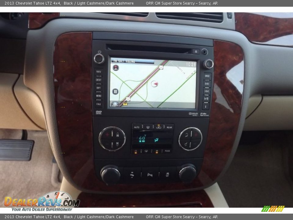 2013 Chevrolet Tahoe LTZ 4x4 Black / Light Cashmere/Dark Cashmere Photo #10