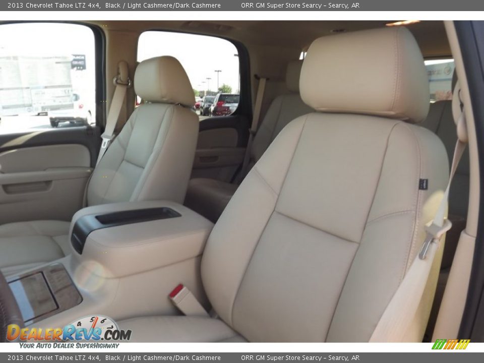 2013 Chevrolet Tahoe LTZ 4x4 Black / Light Cashmere/Dark Cashmere Photo #12