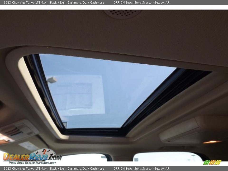 2013 Chevrolet Tahoe LTZ 4x4 Black / Light Cashmere/Dark Cashmere Photo #13