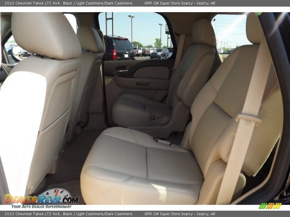 2013 Chevrolet Tahoe LTZ 4x4 Black / Light Cashmere/Dark Cashmere Photo #16