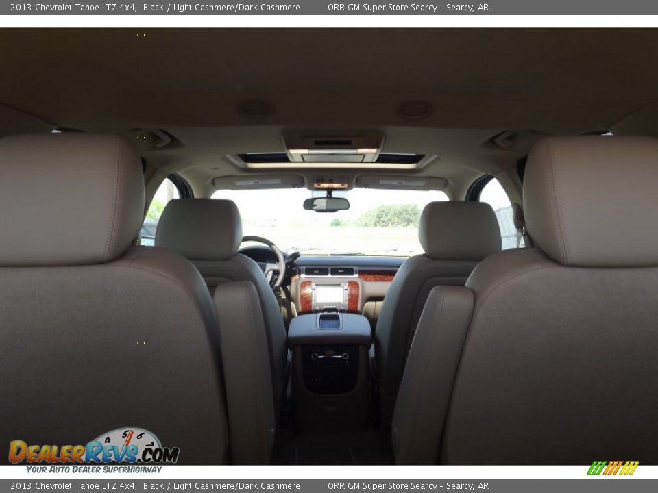 2013 Chevrolet Tahoe LTZ 4x4 Black / Light Cashmere/Dark Cashmere Photo #22