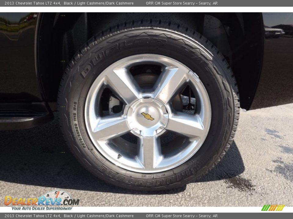 2013 Chevrolet Tahoe LTZ 4x4 Black / Light Cashmere/Dark Cashmere Photo #23