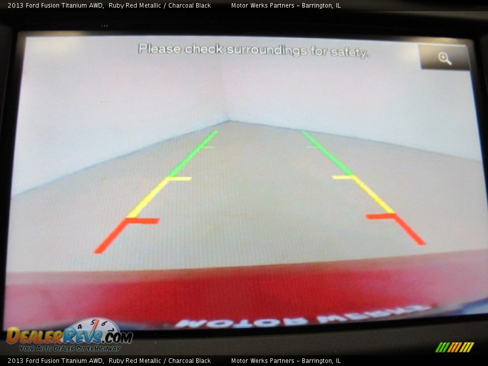 2013 Ford Fusion Titanium AWD Ruby Red Metallic / Charcoal Black Photo #29