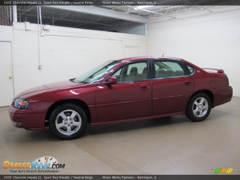 2005 Chevrolet Impala LS Sport Red Metallic / Neutral Beige Photo #4