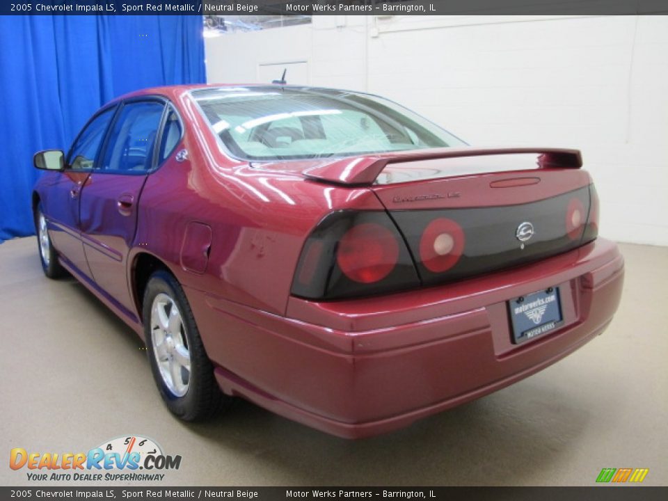 2005 Chevrolet Impala LS Sport Red Metallic / Neutral Beige Photo #5