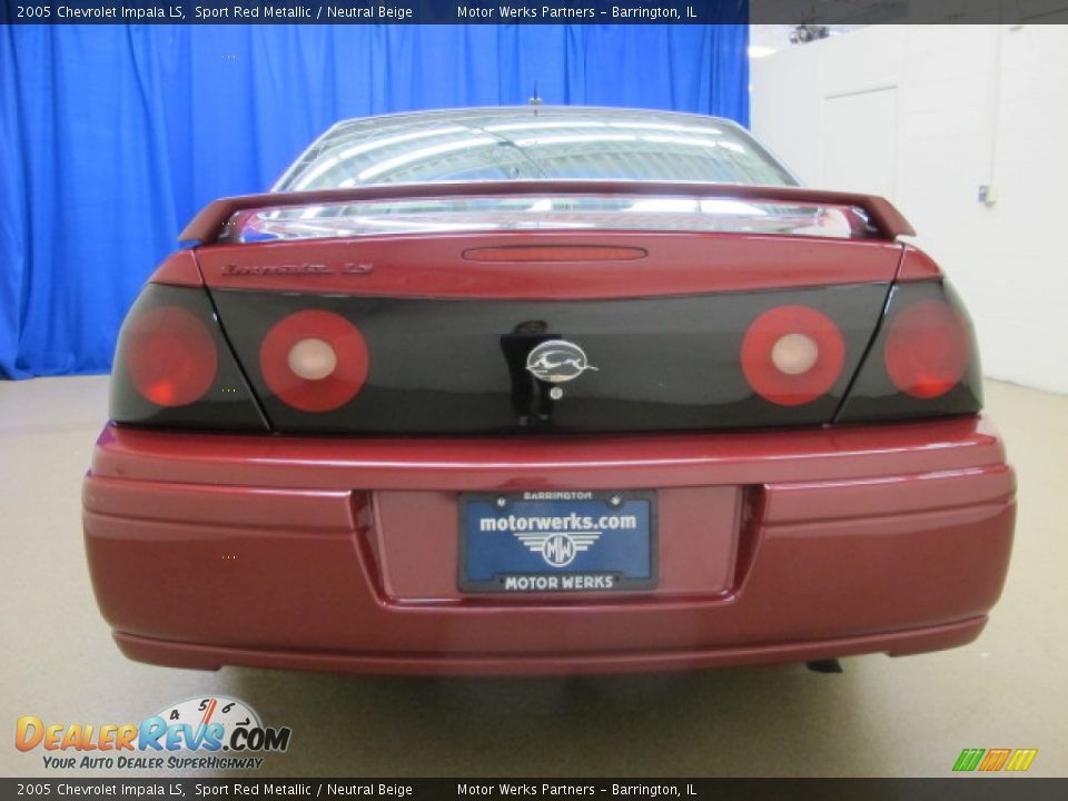 2005 Chevrolet Impala LS Sport Red Metallic / Neutral Beige Photo #6