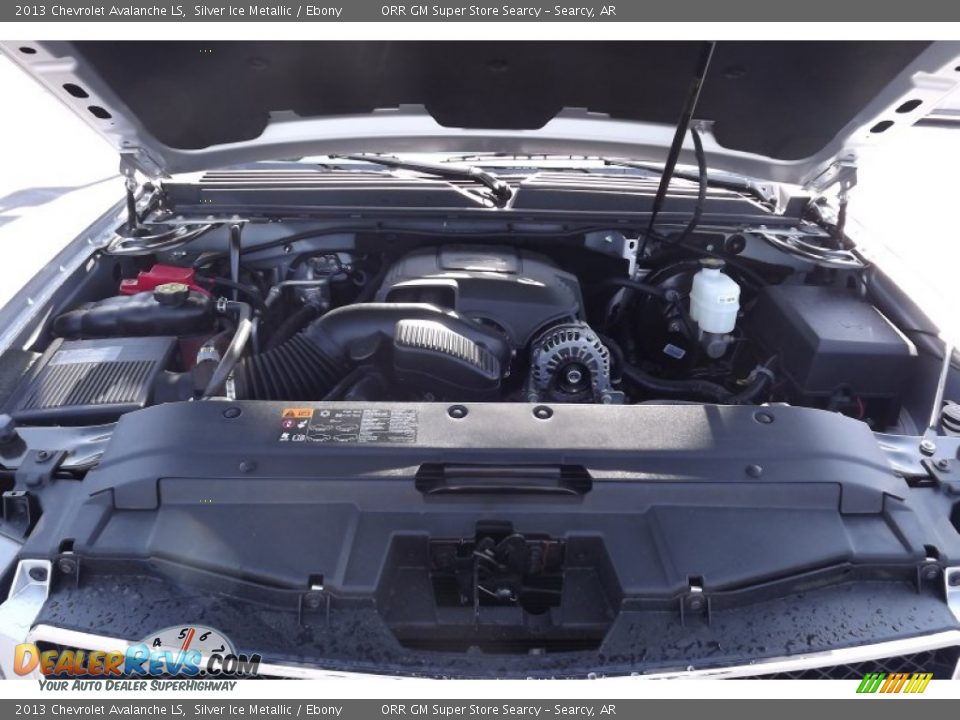 2013 Chevrolet Avalanche LS Silver Ice Metallic / Ebony Photo #18