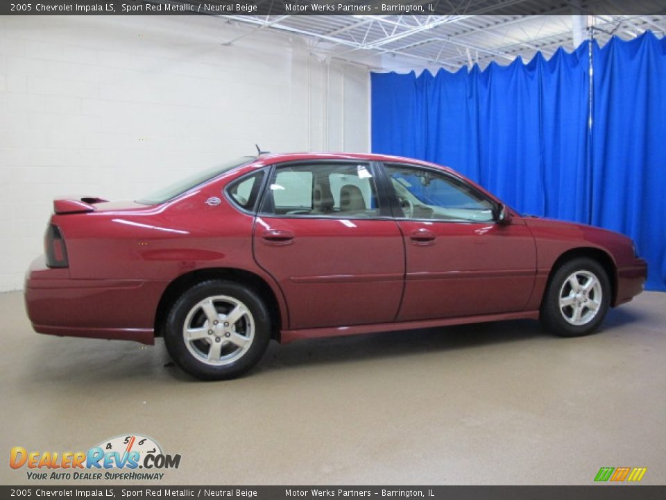 2005 Chevrolet Impala LS Sport Red Metallic / Neutral Beige Photo #8