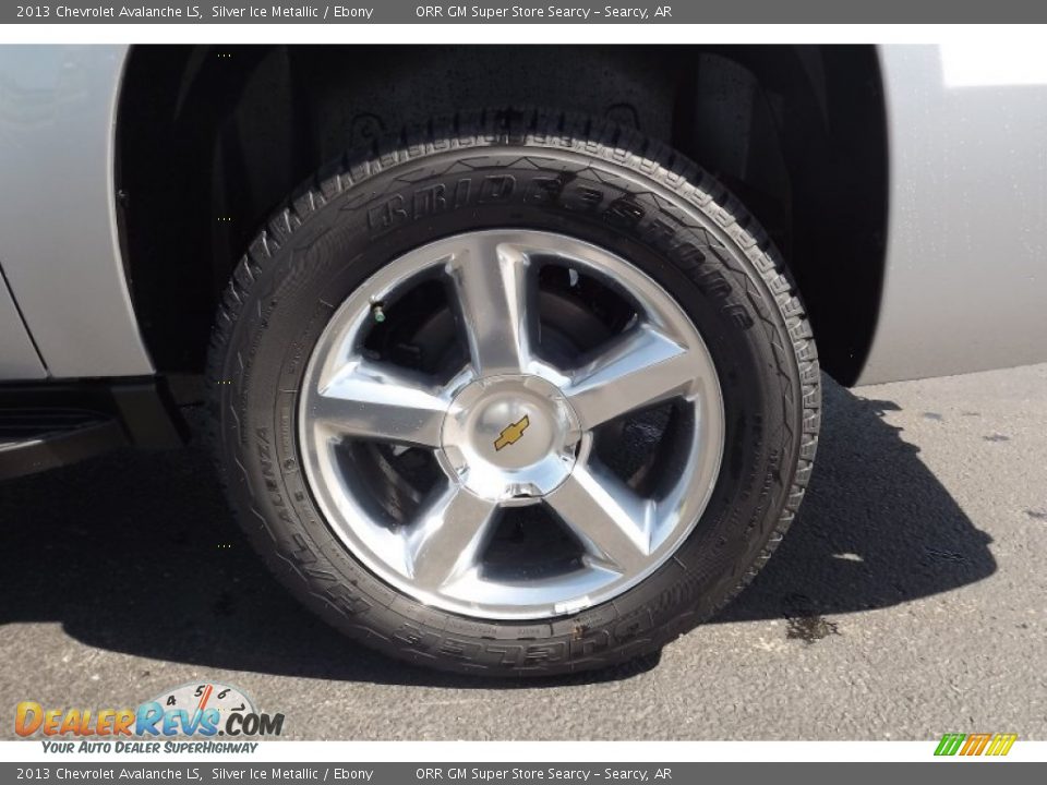 2013 Chevrolet Avalanche LS Silver Ice Metallic / Ebony Photo #20